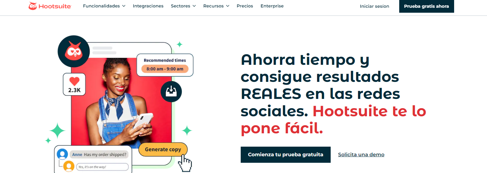 social selling con Hootsuite