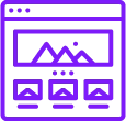 Icono de contenido web