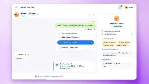 Luna IA centraliza toda la información de clientes en un solo lugar para PyMEs - Gurú Soluciones